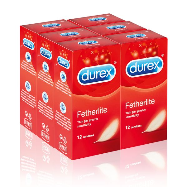 Durex Fetherlite Condoms- 6 Pack of 12's