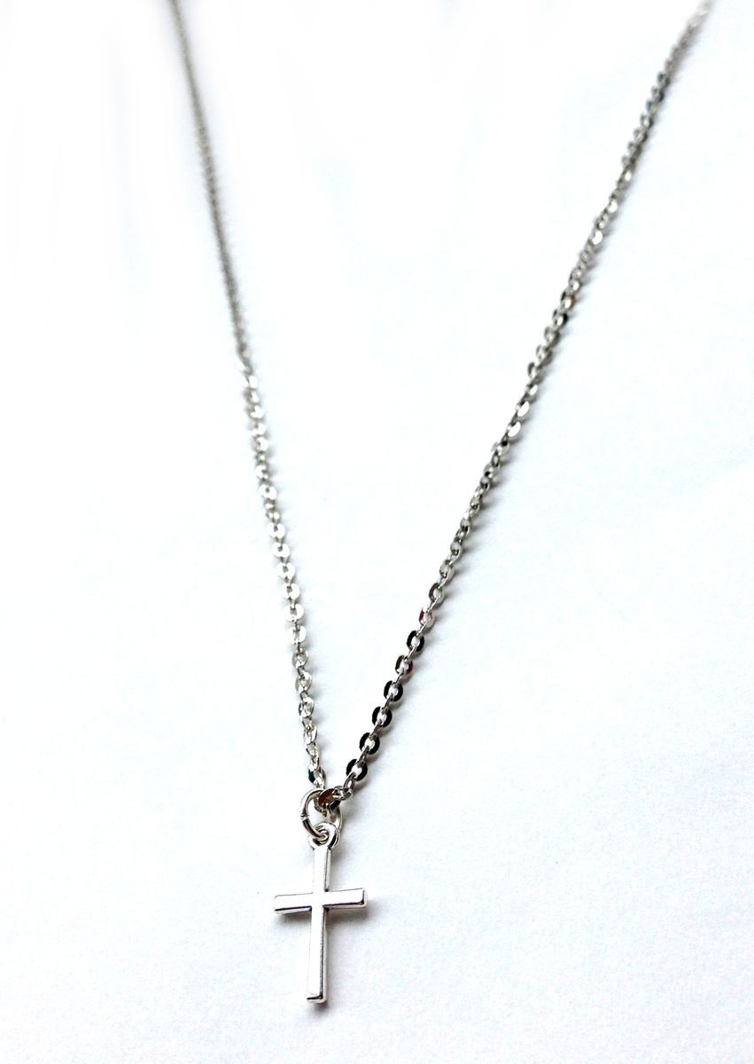 Lakota Inspirations Dainty Silver Cross Chain Necklace | Buy Online in ...