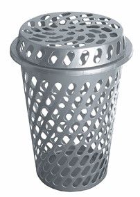 Addis - Slotted Linen Bin - Grey