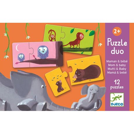 Djeco Progressive Puzzle in The Jungle