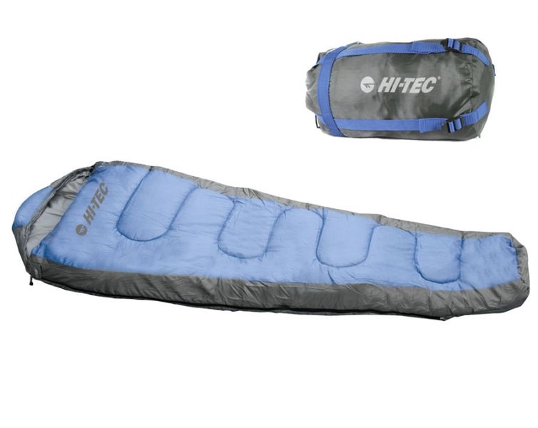 Hi-Tec - Sibut Sleeping Bag - Anthracite &amp; Blue