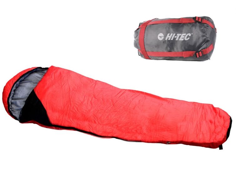 Hi-Tec - Sybil Junior Sleeping Bag - Red &amp; Anthracite