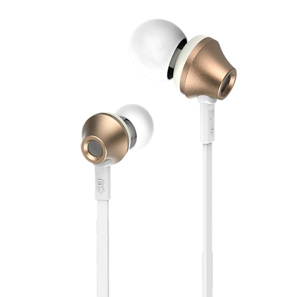 Remax 610D Earphones Gold Shop Today. Get it Tomorrow!