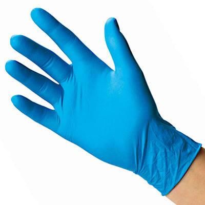 Nitrile Blue Powder Free Non Latex Gloves - Box of 100