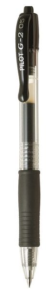 Pilot G-2 0.5 Fine Nib Gel Retractable Pen - Black