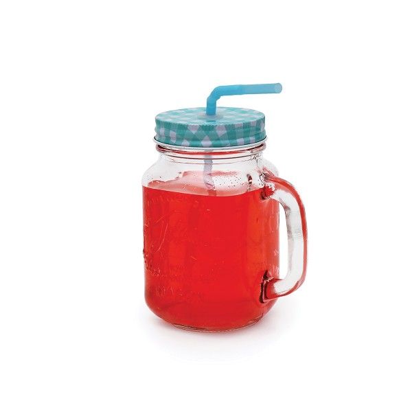 Fine Living Set Of 4 Mason Jars Turquoise Buy Online in South Africa