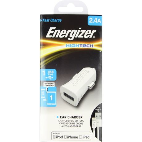 2.4 Amp with Lightning Cable - White | Buy Online in South | takealot.com