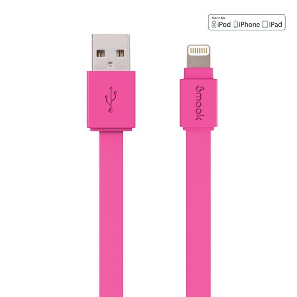 Smaak Charge &amp; Sync 1.5M Lightning Cable - Pink