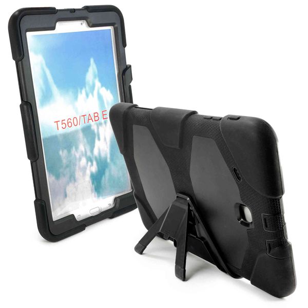 Tuff-Luv Defender Case (Rugged) for the Samsung Tab E 9.6" - Black