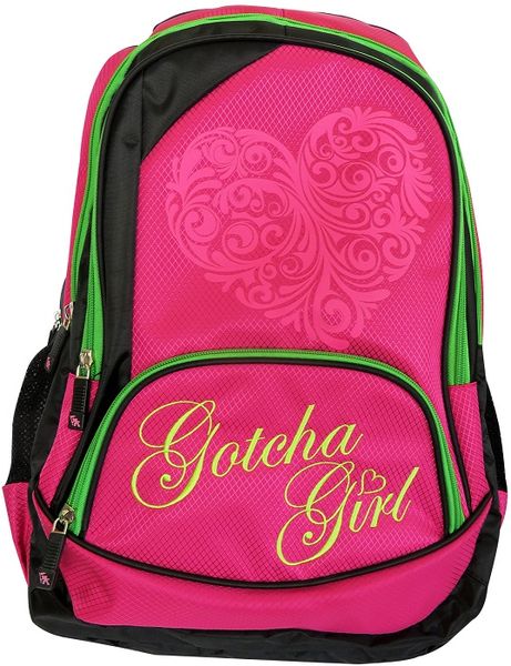 Gotcha Girls Laptop Deluxe Backpack - Limeberry