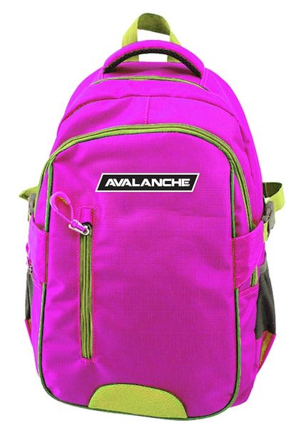 Avalanche Standard Student Backpack - Pink-Lime