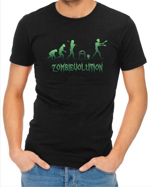 JuiceBubble Zombievolution Men's White T-Shirt (Size: 4X-Large)