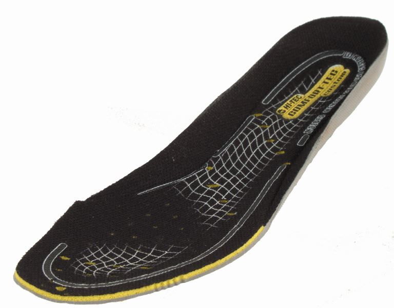 Hi-Tec - Custom Size: 6 Innersole - Black &amp; Grey