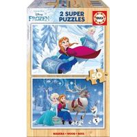 frozen wooden puzzle
