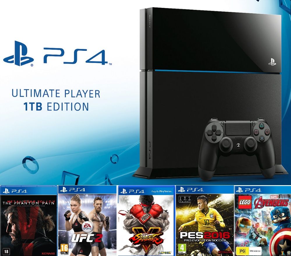 Playstation 4 1TB Console 5 Games PS4 Buy Online In South Africa 