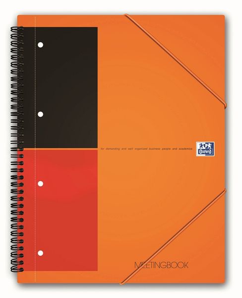 Oxford International A5 Ruled Meeting Book