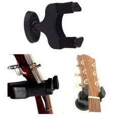 Donner Guitar Wall Mount Hanger 3-Pack, Black Walnut Guitar Wall