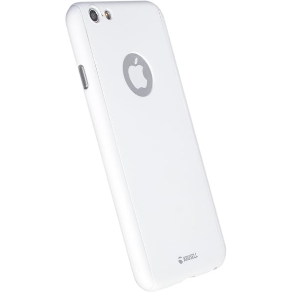 Krusell Arvika Cover for Apple iPhone 6/6S - White (Includes Glass Screen Protector)Â