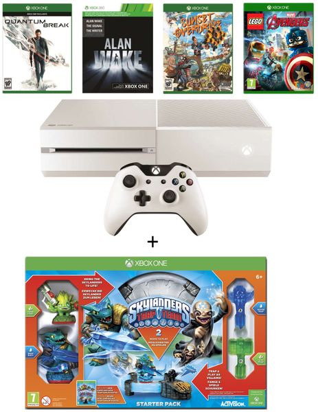 Xbox One 500GB White Console + 5 Games (Xbox One)