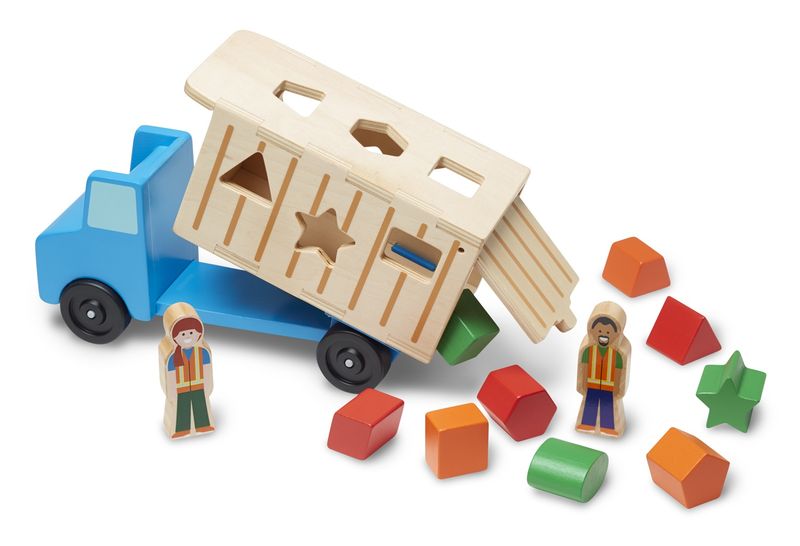 Melissa &amp; Doug Shape-Sorting Dump Truck
