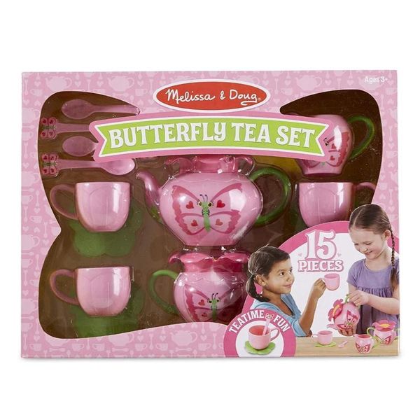 Melissa &amp; Doug Bella Butterfly Tea Set