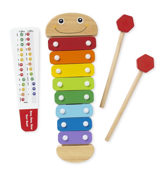 Melissa &amp; Doug Wooden Caterpillar Xylophone