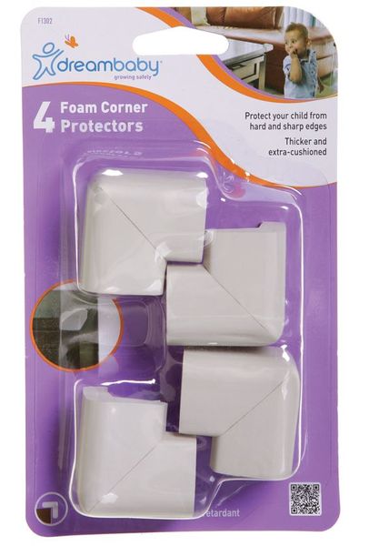 Dreambaby - 4 Pack Foam Corner Cusions - Grey