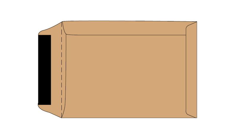 Merpak B5 Pocket Brown Gummed Flap Envelopes (250 x 176mm) - Box of 500
