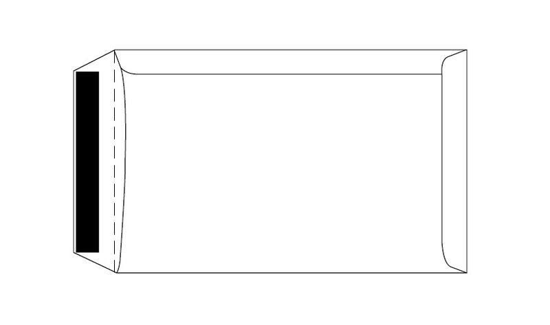 Merpak C4 Pocket White Gummed Flap Envelopes (324 x 229mm) - Box of 250