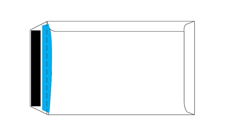 Merpak C4 Pocket White Opaque Gummed Flap Envelopes (324 x 229mm) - Box of 250