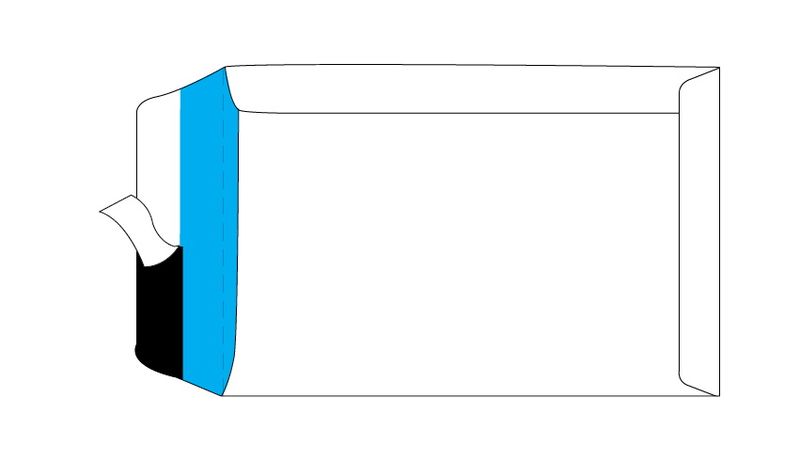 Merpak C4 Pocket White Opaque Simpli Stik Envelopes (324 x 229mm) - Box of 250