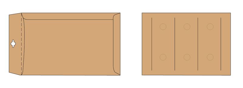 Merpak B4 Pocket Brown'Internal Office Mail' Envelopes (353 x 250mm) - Box of 250