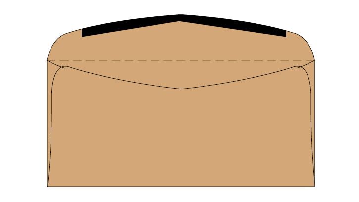 Merpak C5 Banker Brown Gummed Flap Envelopes (157 x 229mm) - Box of 500