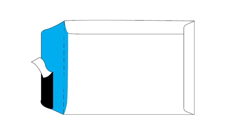 Merpak C5 Pocket White Opaque Simpli Stik Envelope (229x162mm) - Box of 500