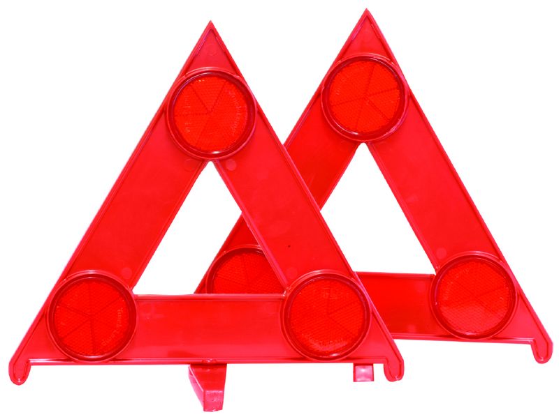 Fragram - 2 Piece Car Triangle Warning - Red