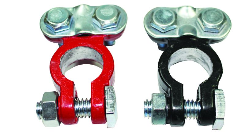 Fragram - 2 Piece Battery Terminal Set - Silver