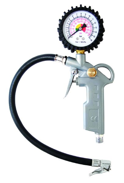 Tradequip Tyre Inflator with Dial Italy