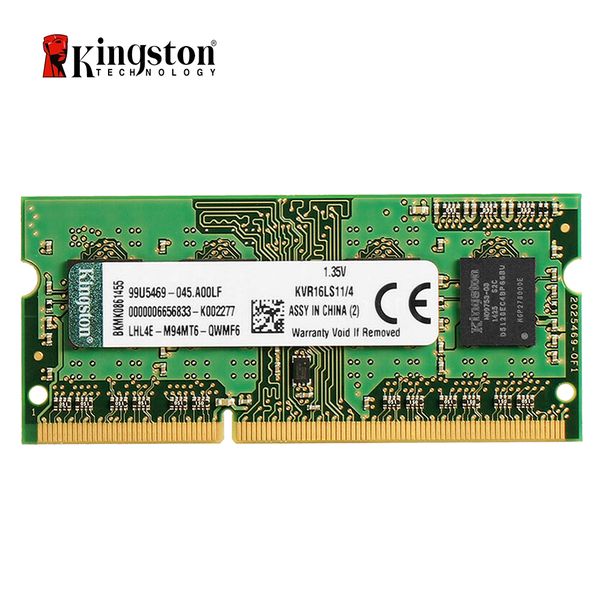 Kingston ValueRam Low Voltage Memory - 4GB - SODIMM
