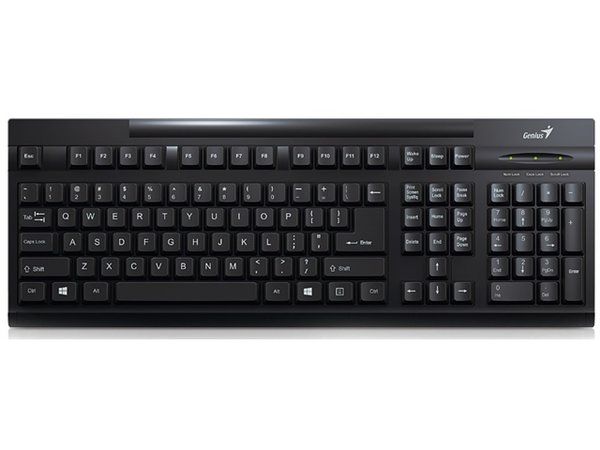 Genius KB125 USB Black Keyboard - Standard Windows Keyboard