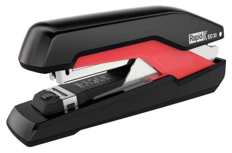 Rapid SO30 Full Strip 30 Sheet Stapler - Black/Red