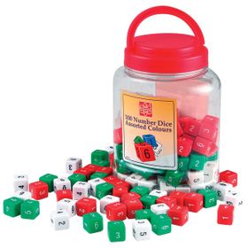 Edu-Science DICE Set 2 - 100 Number Dice Assorted | Shop Today. Get it ...