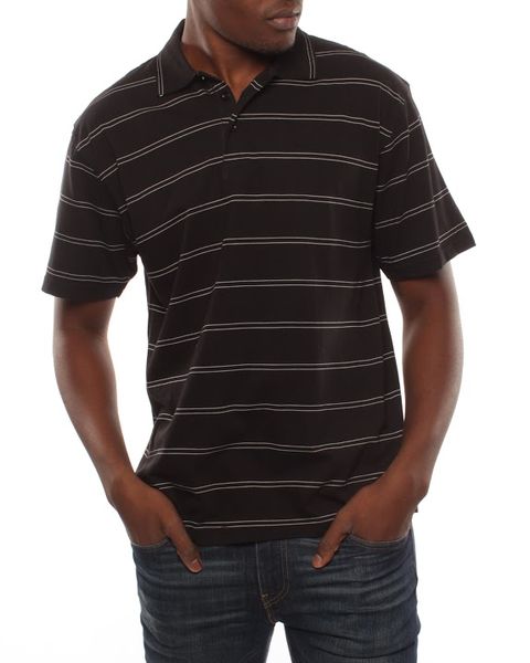 Striped Golfer - Black image