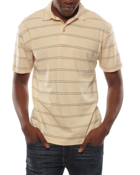 Patrick J Double Pin-Striped Golfer - Khaki