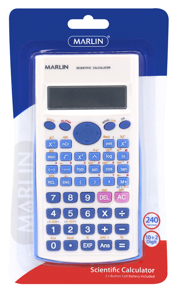 Marlin Scientific Calculator 10+2 Digit