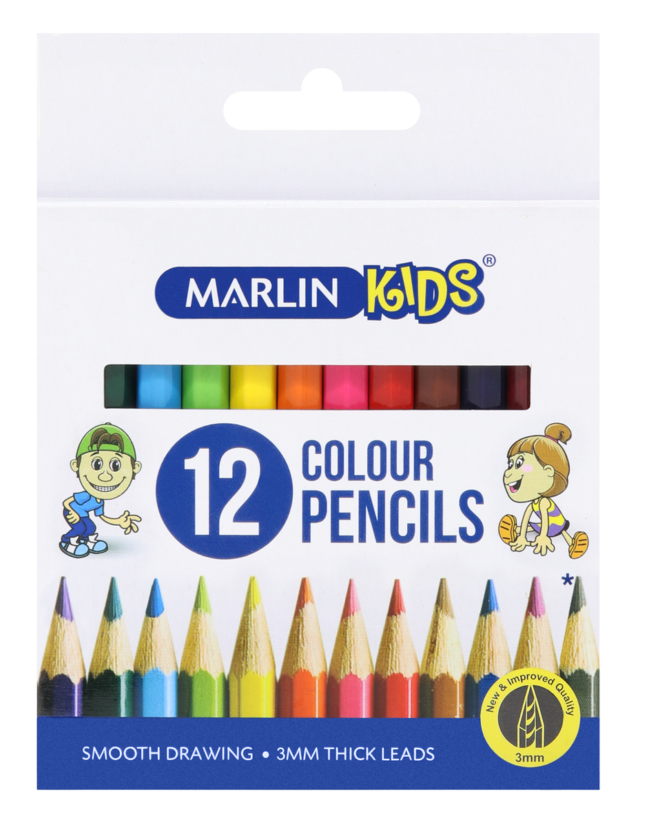 Marlin Kids 12 Short Colour Pencils Buy Online in South Africa