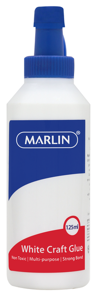 Marlin White Craft Glue 125ml Multi Purpose