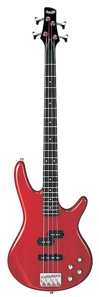 Ibanez Electric Bass GIO - GSR200 4 String Bass Guitar Transparent Red