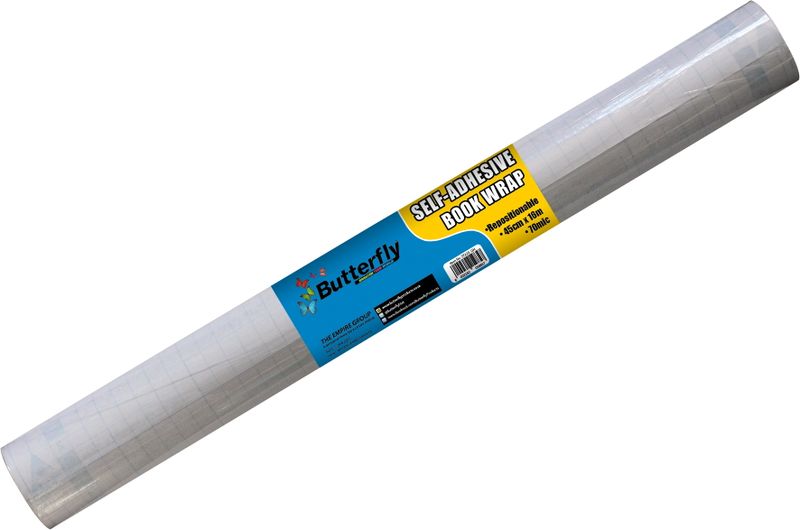 Butterfly Clear Adhesive Roll - 16m x 450mm