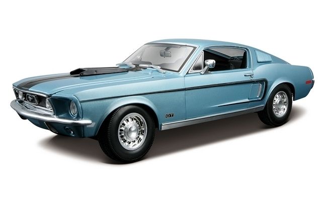 Maisto 1/18 Ford Mustang GT Cobra Jet FB 1968 - Blue