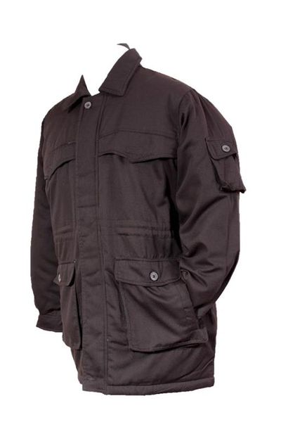 Restless Men's 2803CTN Long Flap-Pocket Jacket - Black